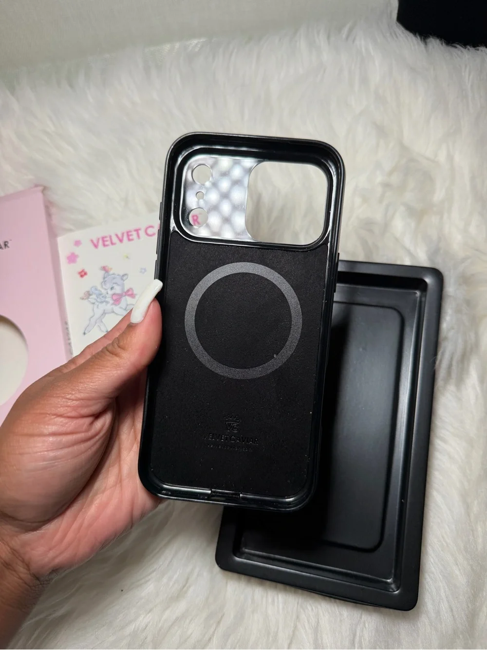 Velvet Caviar IPhone 17 Pro Max Brown and Black Checkerboard Phone Case